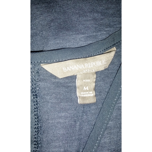 3/$24! Banana Republic Split Back Slate Tank Top - Picture 3 of 5